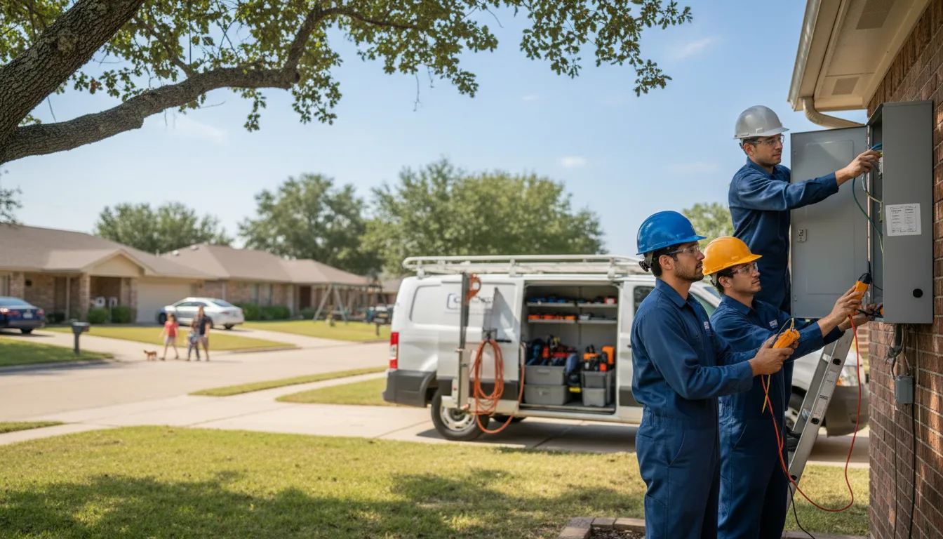 Certified electrician providing emergency electrical services in Clarks, NE